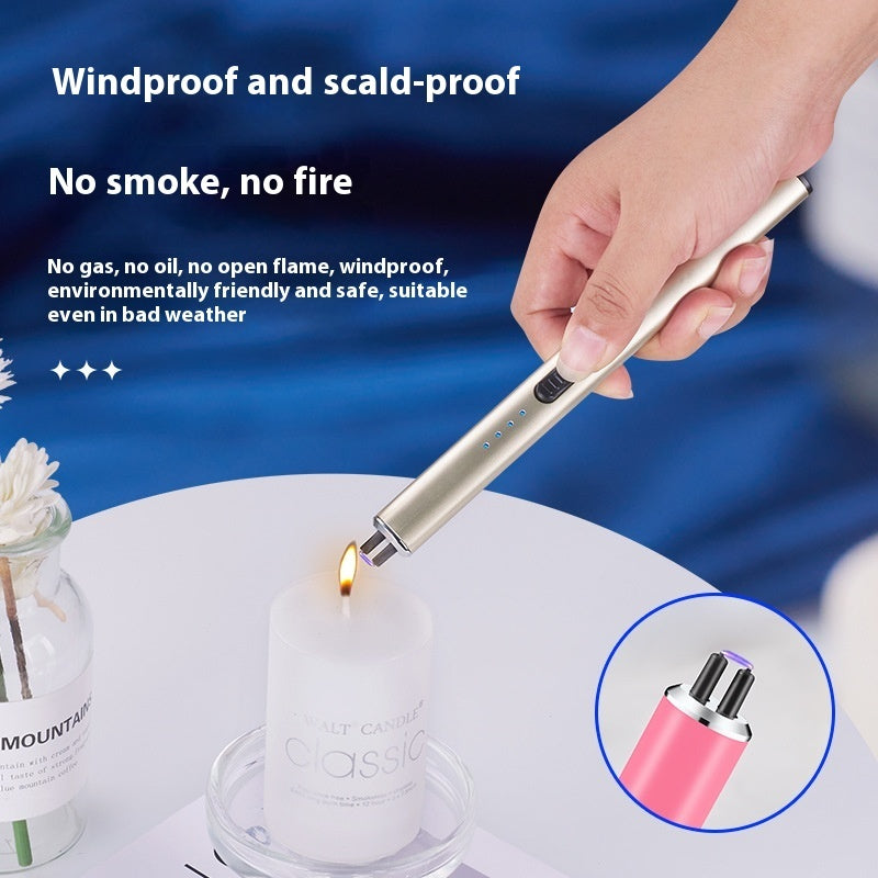 Long Straight Tube Pulse Aromatherapy Candle Igniter