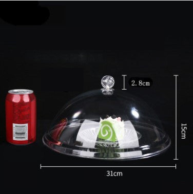 Thickened PC Transparent Anti-fall Fresh-keeping Food Cover