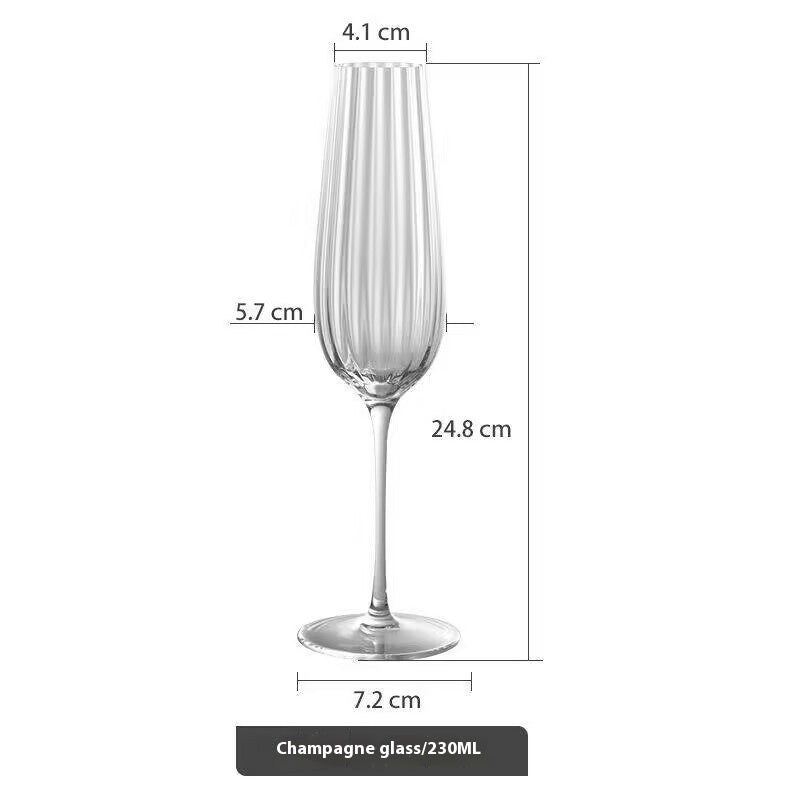 Jingxiang Red Wine Cup Home Crystal Glass Hump Goblet European Style Good-looking Burgundy Wine Glass