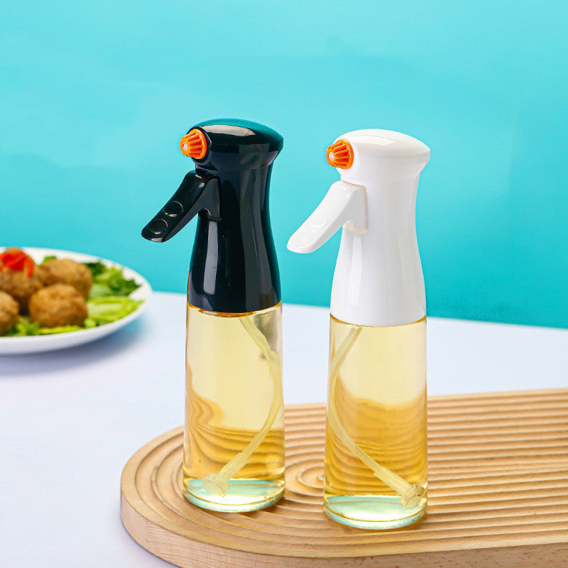 Oil Spray Bottle Glass Kettle Kitchen High-pressure