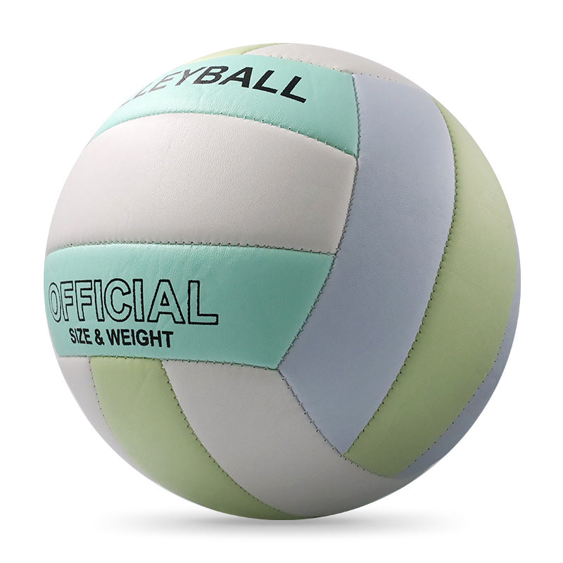 PVC Machine Seam Volleyball No 5 Senior High School Entrance Examination Students Match Racket