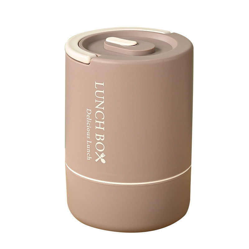 Simple 304 Stainless Steel Insulated Lunch Box Large Capacity