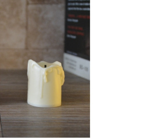 Black Core Tears LED Electronic Candle Lamp Bedroom