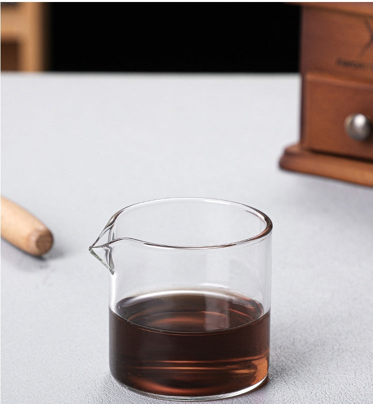 Double Mouth Single Mouth Mini Glass Coffee Cup