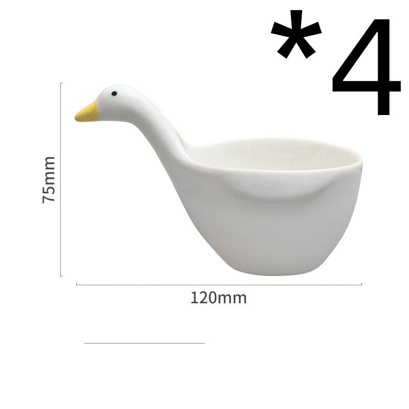 Cute Duck Bowl Sauce Creative Seasoning