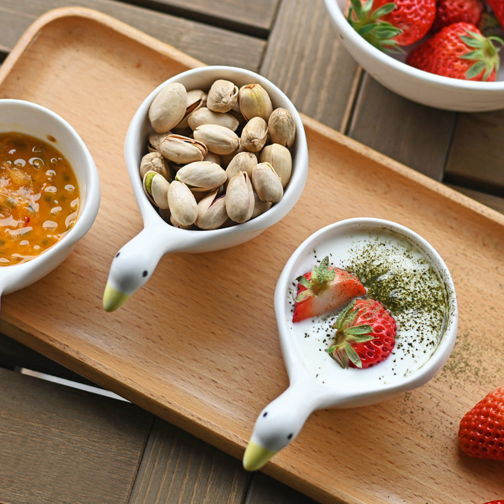 Cute Duck Bowl Sauce Creative Seasoning