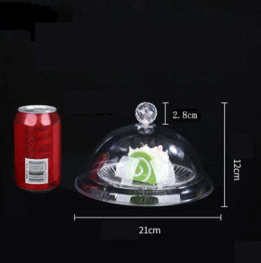 Thickened PC Transparent Anti-fall Fresh-keeping Food Cover