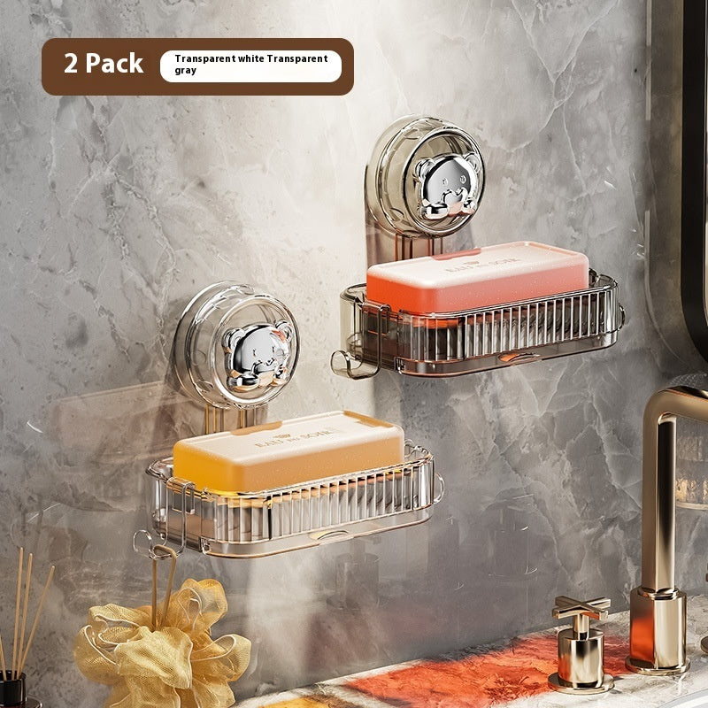 Sucker Soap Wall-mounted Washstand Storage Box