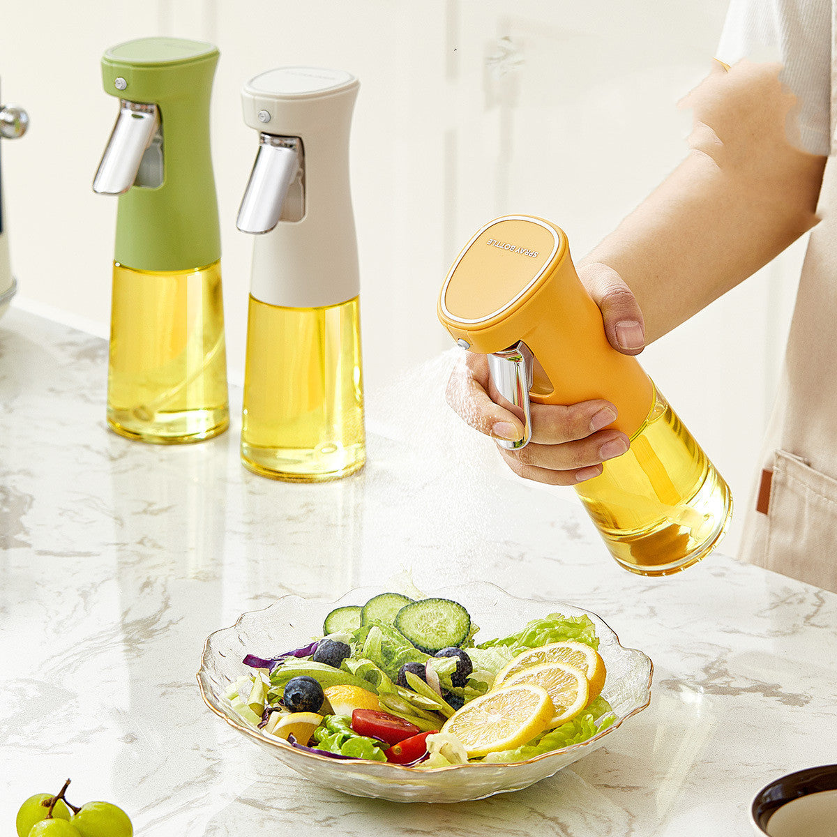 Oil Spray Kettle Glass Kitchen Household