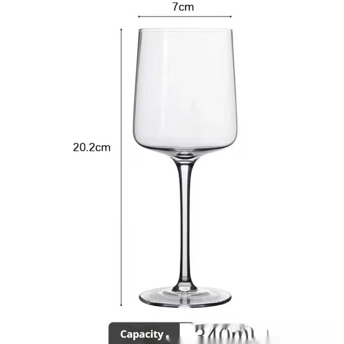 Jingxiang Red Wine Cup Home Crystal Glass Hump Goblet European Style Good-looking Burgundy Wine Glass