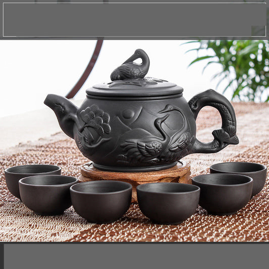 The Small Teapot Is Used In A Small Tea Ceremony