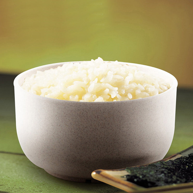 Anti scalding plastic bowl with wheat straw