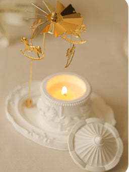 Home Long Lasting Carousel Aromatherapy Candle