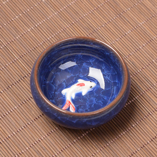 Ice Crack Tea Cup Portable Gift Box