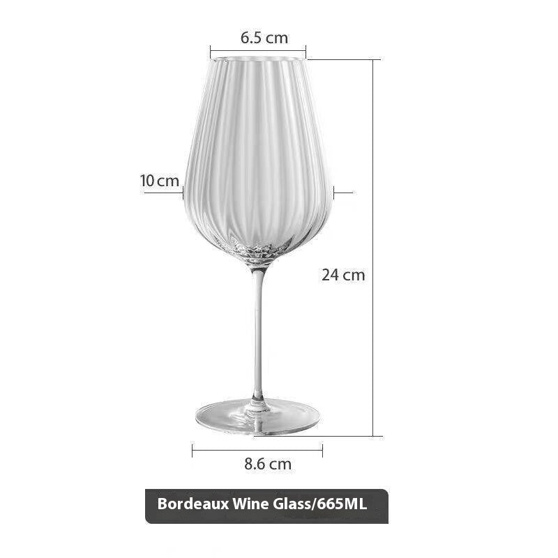 Jingxiang Red Wine Cup Home Crystal Glass Hump Goblet European Style Good-looking Burgundy Wine Glass
