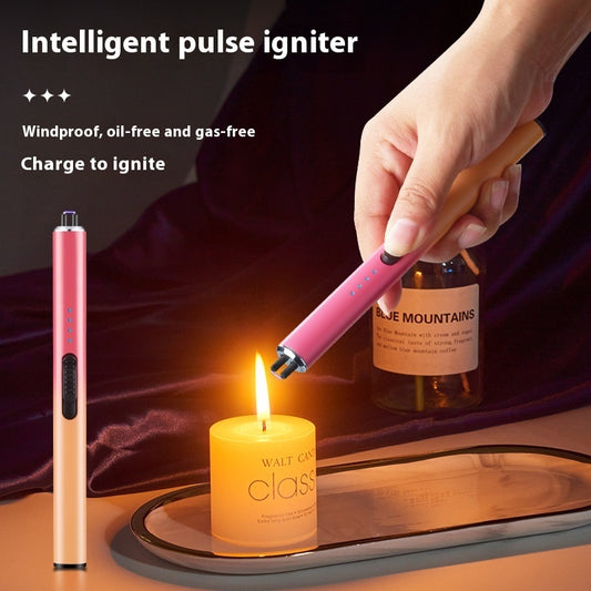 Long Straight Tube Pulse Aromatherapy Candle Igniter