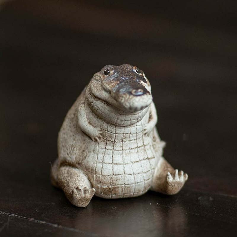 Purplue Sand Tea Pet Decoration Handmade Supportable Tea Ceremony