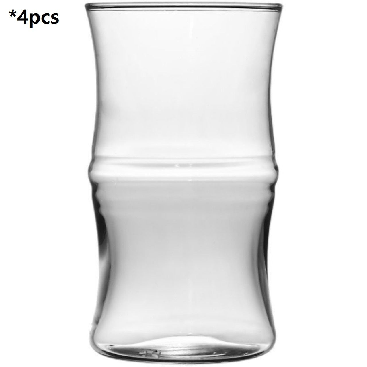 Bamboo Joint High-temperature Resistant Glass Beverage Cup