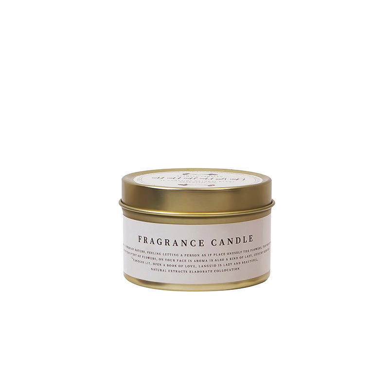 Essential Oil Aromatherapy Candle Indoor Incense Improve Sleeping Iron Can