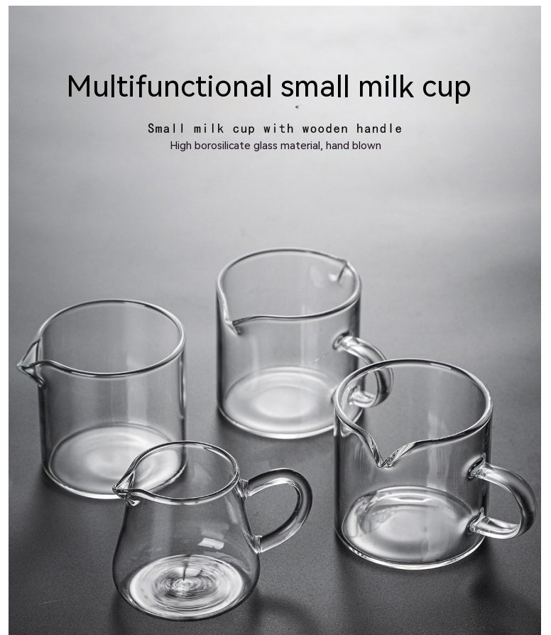 Double Mouth Single Mouth Mini Glass Coffee Cup