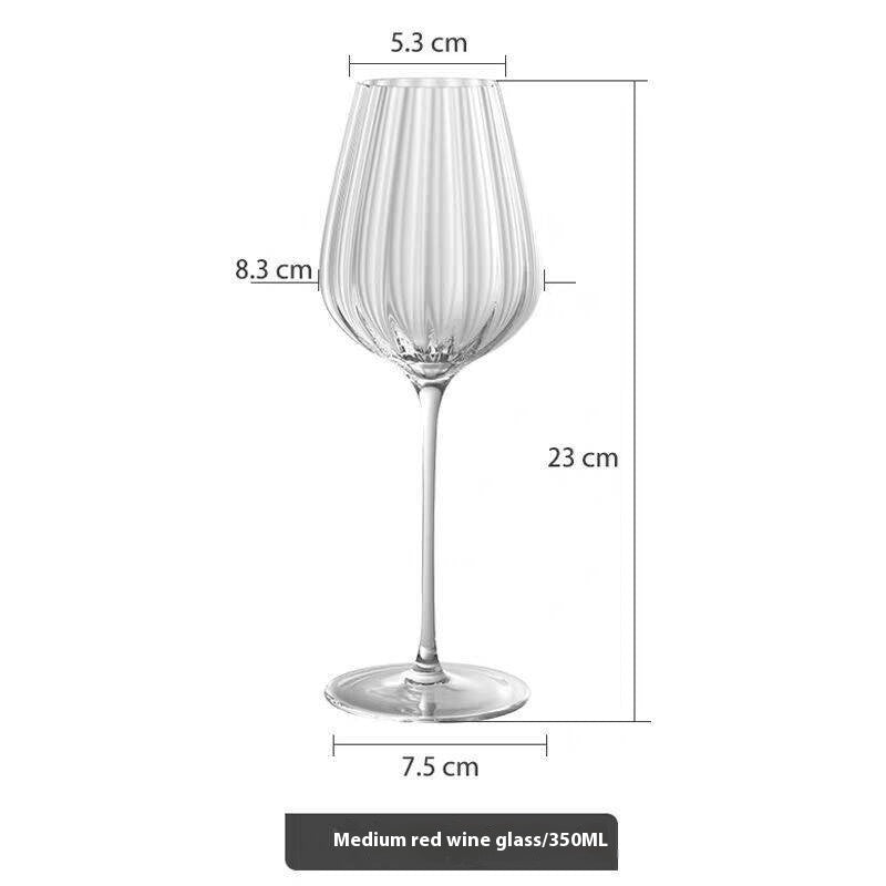 Jingxiang Red Wine Cup Home Crystal Glass Hump Goblet European Style Good-looking Burgundy Wine Glass