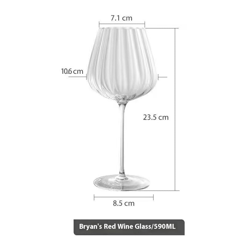 Jingxiang Red Wine Cup Home Crystal Glass Hump Goblet European Style Good-looking Burgundy Wine Glass