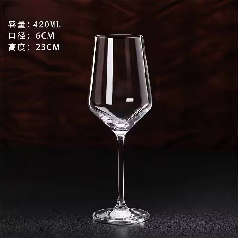 Jingxiang Red Wine Cup Home Crystal Glass Hump Goblet European Style Good-looking Burgundy Wine Glass