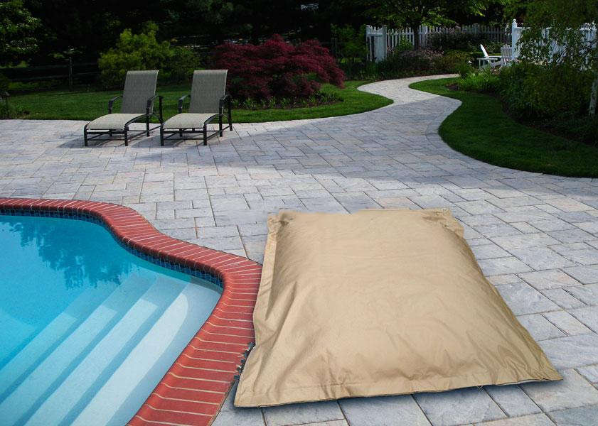 Dark Grey Floating Bean Bag Chair,Cover Only Extra Large Giant Pool Side Beanbag On The Water