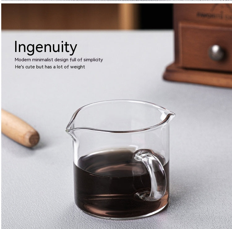 Double Mouth Single Mouth Mini Glass Coffee Cup